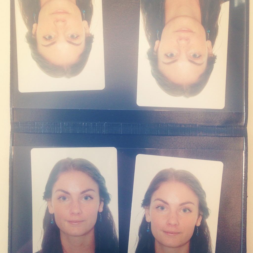 Ready to apply! Photos for my russian visa. 