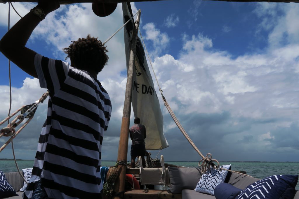 Vanora the White Wave Boat Zanzibar